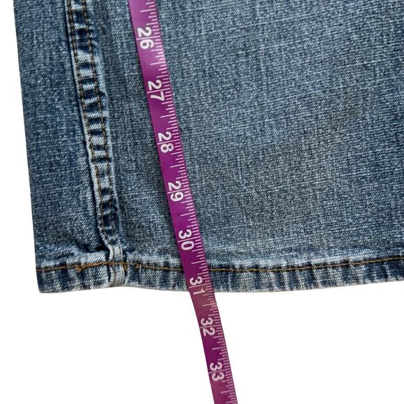 VTG l.e.i. Jeans Women Size 3 Blue Bootcut Western Y2K Boho Vintage 90s 1171 - Picture 11 of 14